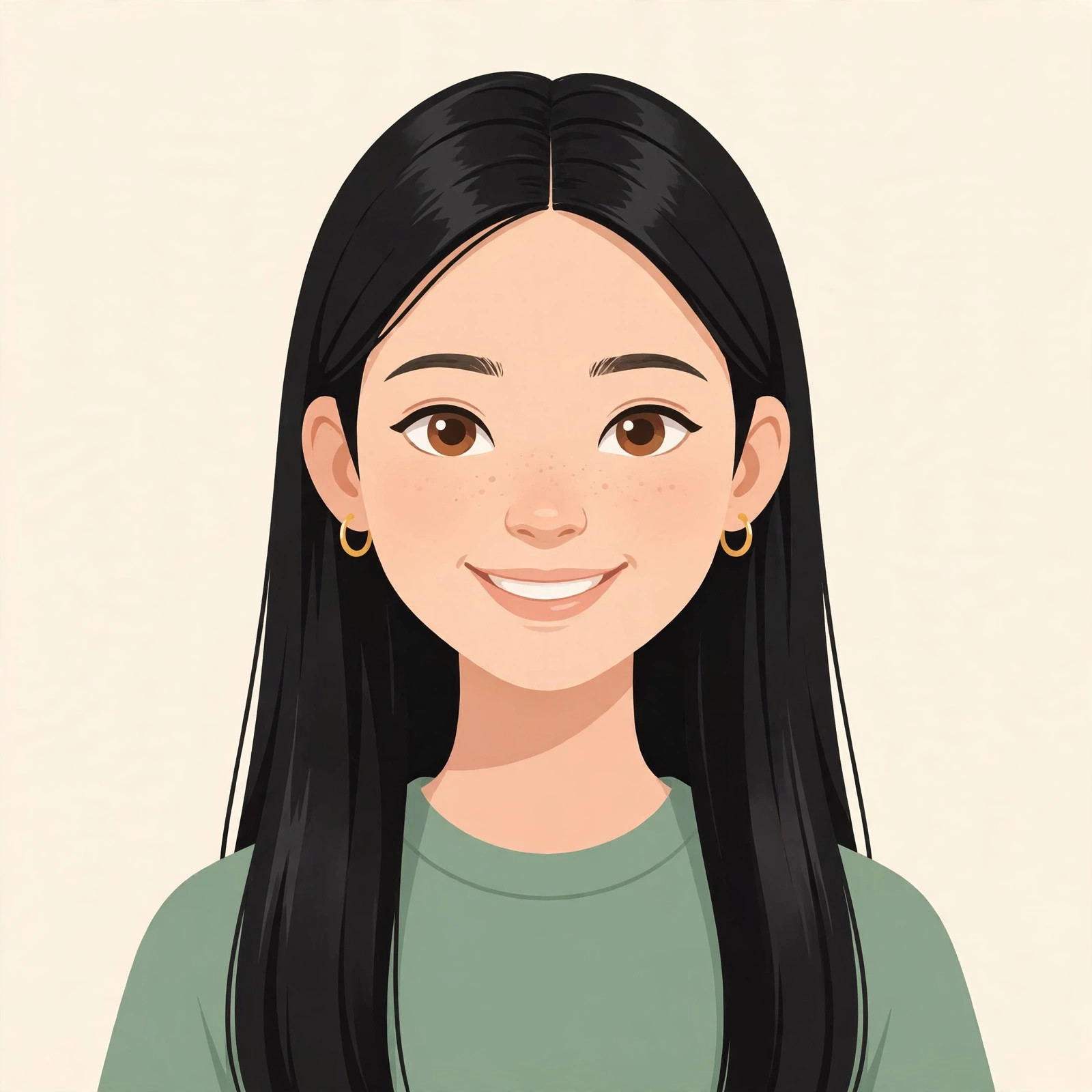 Cartoon portrait of Taya